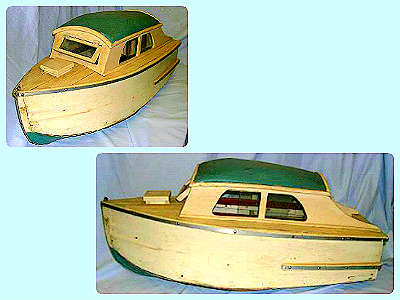 Richardson Cruiser model boat - 2012.838