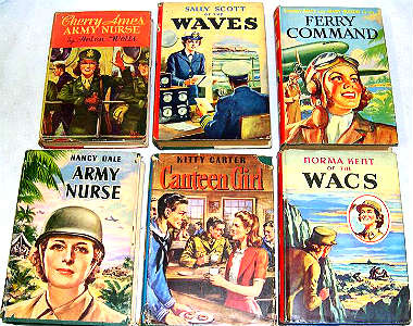 Books about women in World War II - 2012.953.1-6